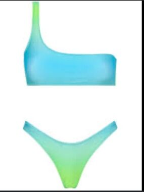 TRINAGL one-shoulder bikini set
